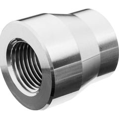 USA Sealing - Aluminum Pipe Fittings; Type: Reducing Coupling ; Fitting Size: 1-1/4 x 1/2 ; End Connections: FNPT x FNPT ; Material Grade: Class 150 ; Pressure Rating (psi): 150 - Exact Industrial Supply