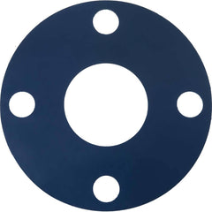 USA Sealing - Flange Gasketing; Nominal Pipe Size: 3 (Inch); Inside Diameter (Inch): 3-1/2 ; Thickness: 1/16 (Inch); Outside Diameter (Inch): 7-1/2 ; Material: Buna-N Rubber ; Color: Black - Exact Industrial Supply