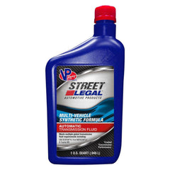 Transmission Fluid; Type: Synthetic; Container Size: 1 qt; Flash Point: Greater than 185 ™C (Greater than 365 ™F); Container Type: Plastic Bottle; Container Size: 1 qt; Transmission Fluid Type: Synthetic