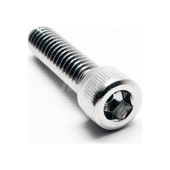 Socket Cap Screw: 1/4-20 Thread, DIN 912, 3/16″ Drive 1/2″ Thread Length, Stainless Steel, NL-19