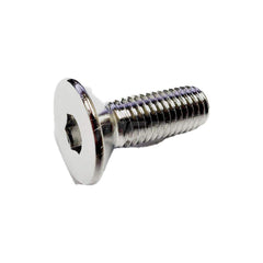 Flat Socket Cap Screw: 1/4-20 x 1/2″ Long, 18-8 Stainless Steel, NL-19 Finish Hex Socket