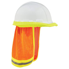 8005 Orange Hi-Vis Mesh Neck Shade W/ Reflective - Caliber Tooling