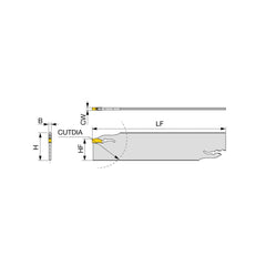 Indexable Cut-Off Blades; End Type: Double; Hand: Neutral; Blade Height (Decimal Inch): 1.0240; Blade Width (Decimal Inch): 0.1260; Blade Overall Length (Decimal Inch): 5.9055; Blade Style: QSP; Compatible Insert Style: QGM; Compatible Insert Size Code: 4