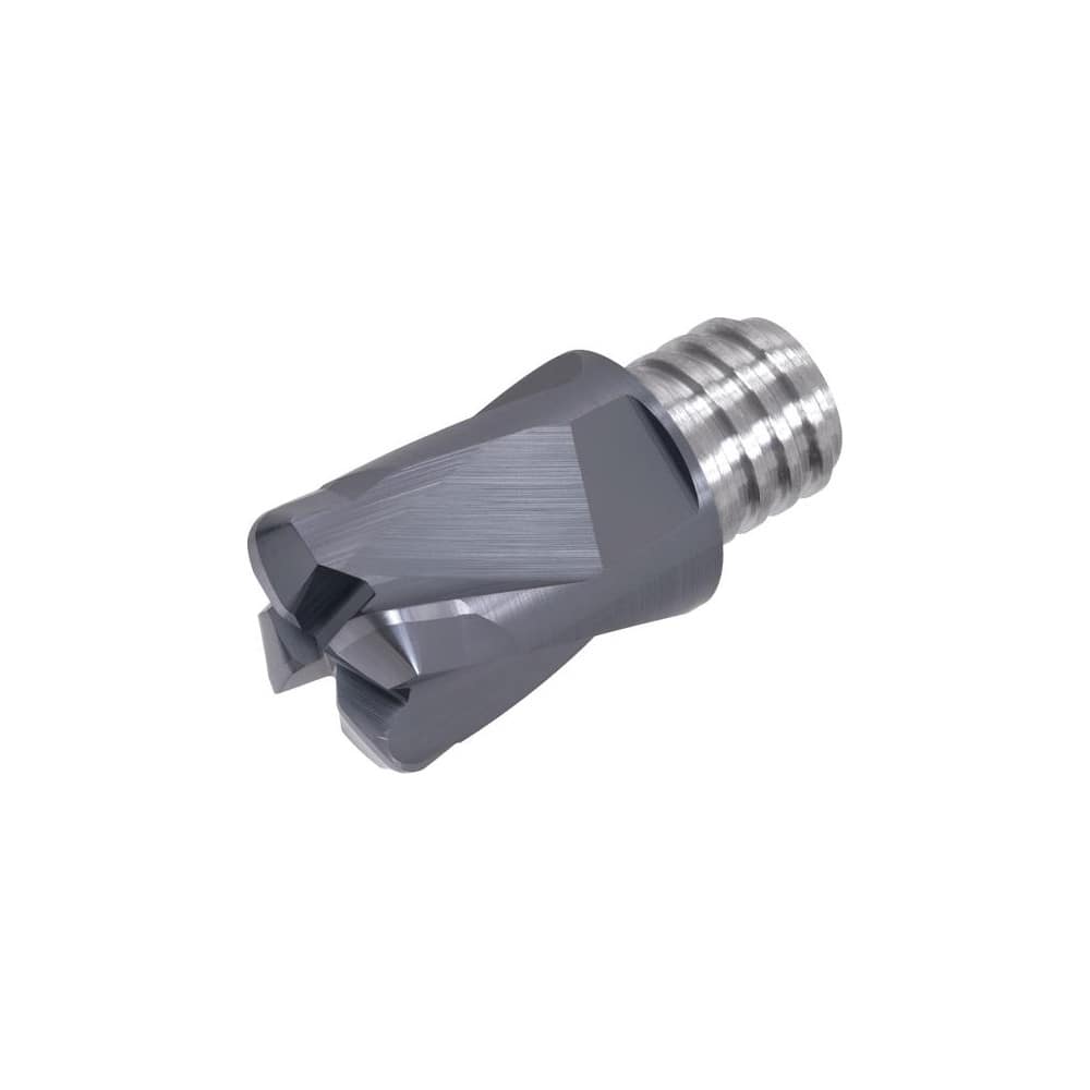 Corner Radius End Mill Head: 4 Flutes S10, TiAlN Coated, Series VFX