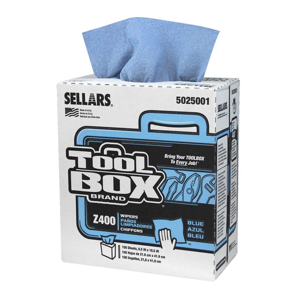 Shop Towel/Industrial Wipes: Pop-Up, Blue