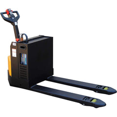 Vestil - Pallet Trucks/Jacks; Type: Electric Pallet Truck ; Load Capacity (Lb.): 4500.000 ; Overall Width (Inch): 30 ; Length of Forks (Inch): 48 ; Fork Width (Inch): 20 ; Low Height (Decimal Inch): 3.4000 - Exact Industrial Supply