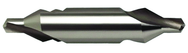 #6; 1/4 Dia 60° HSS Center Drill-Bright Form A - Caliber Tooling