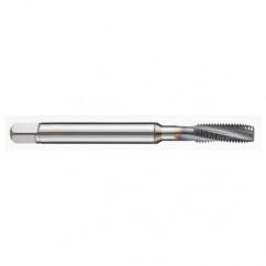 M8x1.25 6H 3-Flute PM Cobalt Semi-Bottoming 10 degree Spiral Flute Tap-TiAlN - Caliber Tooling