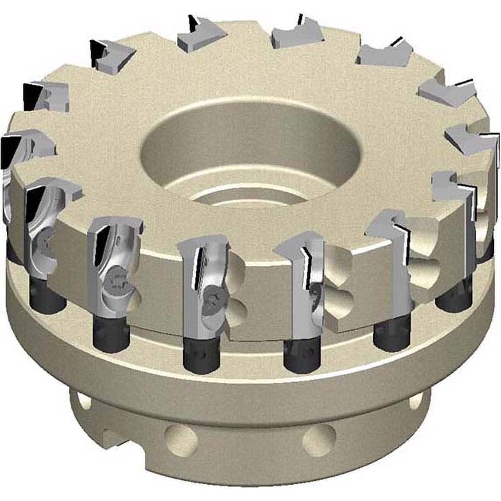 Sumitomo - Indexable Square-Shoulder Face Mills; Cutting Diameter (mm): 100.00 ; Arbor Hole Diameter (mm): 31.75 ; Lead Angle: 90 ; Overall Height (mm): 50.00000 ; Insert Compatibility: ANB1600 ; Series: ALNEX - Exact Industrial Supply