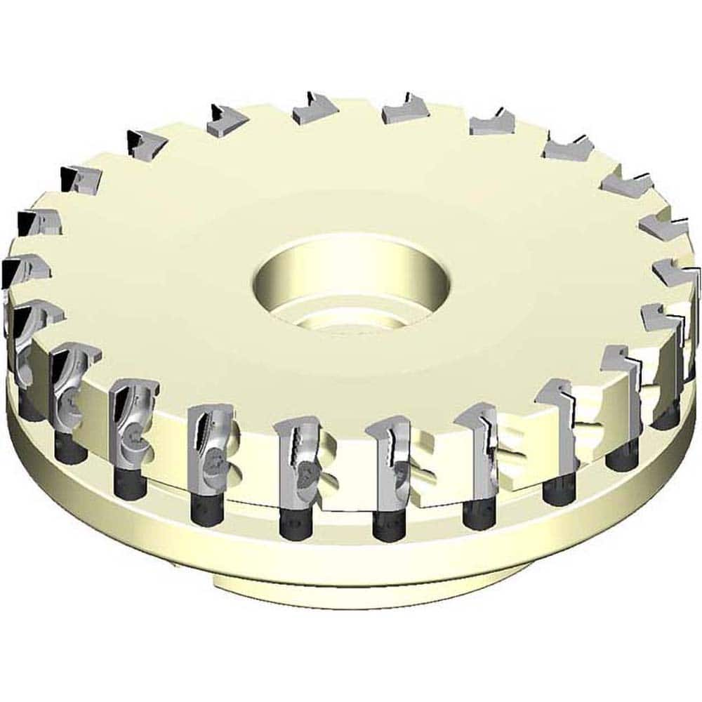 Sumitomo - Indexable Square-Shoulder Face Mills; Cutting Diameter (mm): 125.00 ; Arbor Hole Diameter (mm): 25.40 ; Lead Angle: 90 ; Overall Height (mm): 50.00000 ; Insert Compatibility: ANB1600 ; Series: ALNEX - Exact Industrial Supply