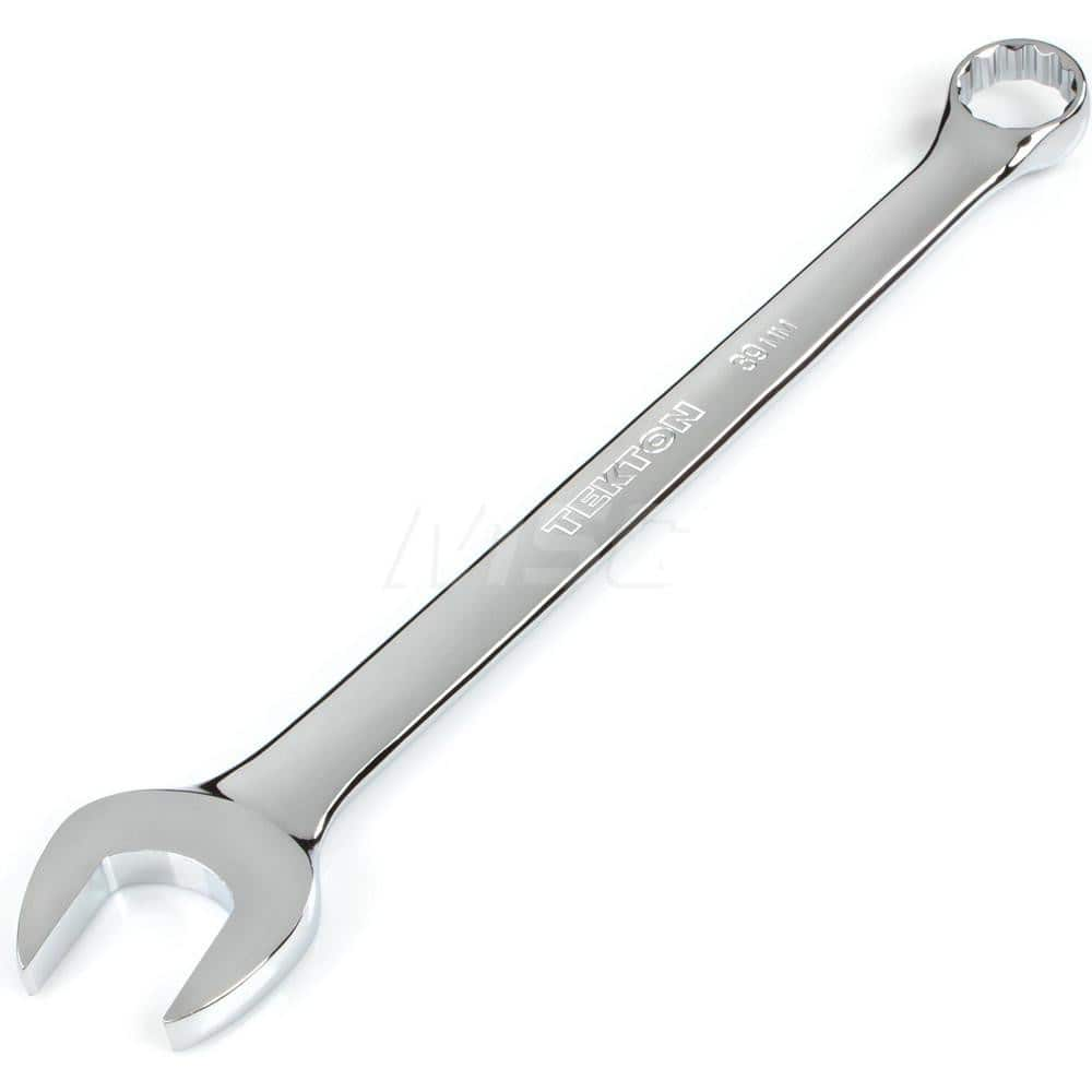 Combination Wrench: Chrome, Chrome-Plated