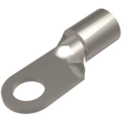 Burndy - Ring Terminals; Terminal Type: Ring Tongue ; Insulation Type: NonInsulated ; Connection Type: Compression ; Compatible Wire Size (AWG): 6 ; Stud Size (Inch): 5/16 ; Color: Tin - Exact Industrial Supply