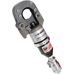 Burndy - Power Cutters; Type: Hydraulic ; Power Type: Hydraulic ; Cutting Capacity: 1.29 in Copper/Aluminum; 1113 kcmil ACSR; 1/2" Rebar; 1/2" Standard Guy; 3/8" EHS Guy Strand; 5/8" Soft Steel Bolts; 5/8" Ground Rod ; Voltage: N/A ; Wattage: 0 - Exact Industrial Supply