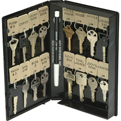 Key Systems - Key Control; Type: Key Cassette ; Number of Keys: 0 ; Color: Black ; Height (Inch): 8 ; Width (Inch): 4-3/4 ; Depth (Inch): 1-1/4 - Exact Industrial Supply