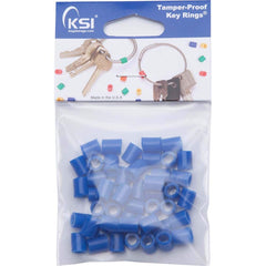 Key Systems - Key Control; Type: Color Tag ; Number of Keys: 0 ; Color: Blue ; Height (Inch): 1/4 ; Width (Inch): 1/4 ; Depth (Inch): 1/4 - Exact Industrial Supply