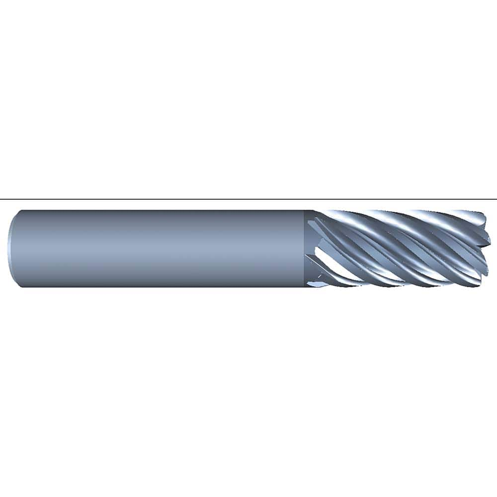 Eliminator - Corner Radius & Corner Chamfer End Mills; Mill Diameter (Inch): 1 ; Mill Diameter (Decimal Inch): 1.0000 ; End Type: Corner Radius ; Corner Radius (Decimal Inch): 0.0900 ; Number of Flutes: 7 ; Material: Solid Carbide - Exact Industrial Supply