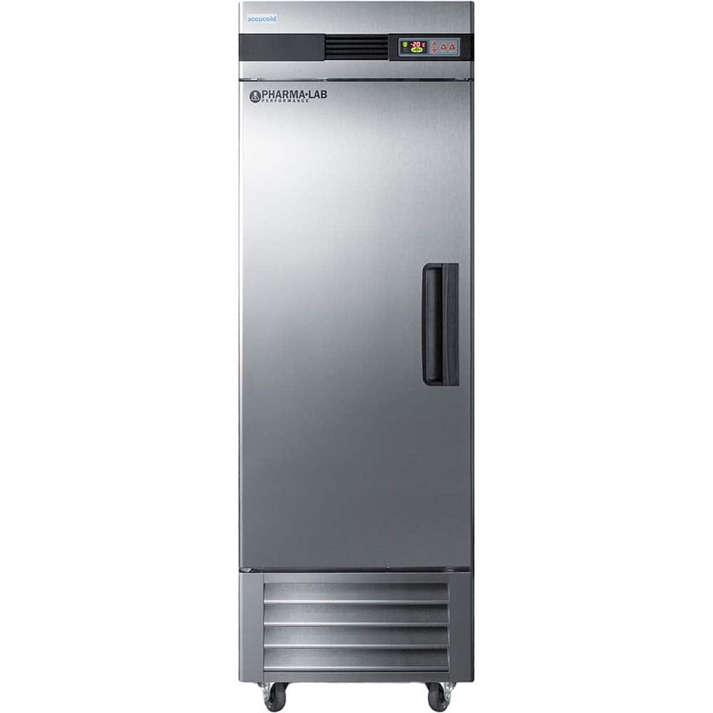 Accucold - Laboratory Refrigerators and Freezers; Type: Pharmacy, Medical-Laboratory Refrigerator ; Volume Capacity: 23 Cu. Ft. ; Minimum Temperature (C): -25.00 ; Maximum Temperature (C): -15.00 ; Width (Inch): 27.5 ; Depth (Inch): 31.0 - Exact Industrial Supply