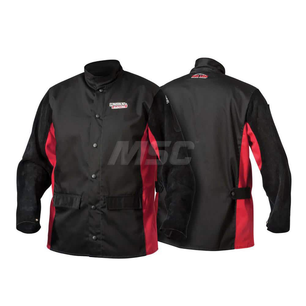 Jackets & Coats; Garment Style: Jacket; Size: 3X-Large; Material: Leather; Closure Type: Button; Flame Retardant: Yes; Number Of Pockets: 2.000; Flame Resistant: Yes