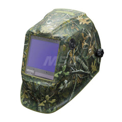 Welding Helmet: Green, Nylon, Shade 5 to 13, Ratchet Adjustment