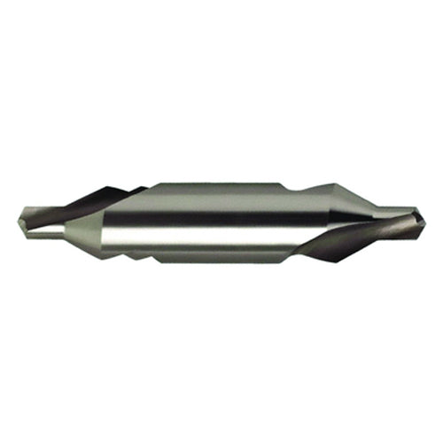 #1 × 38 mm OAL 60 Degree HSS Center Drill Form A Uncoated - Caliber Tooling