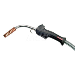 MIG Welding Guns; For Use With: Magnum ™ 400; Length (Feet): 15 ft. (4.57m); Handle Shape: Curved; Neck Type: Fixed; Trigger Type: Standard; For Gas Type: 0; For Wire Type: Flux Core; Solid