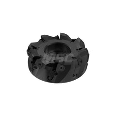 Indexable Chamfer & Angle Face Mills; Minimum Cutting Diameter (mm): 100.00; Maximum Cutting Diameter (mm): 114.40; Maximum Depth of Cut (mm): 12.00; Arbor Hole Diameter (mm): 32.00; Lead Angle: 60; Compatible Insert Size Code: SP..1906Z..R; Cutter Style: