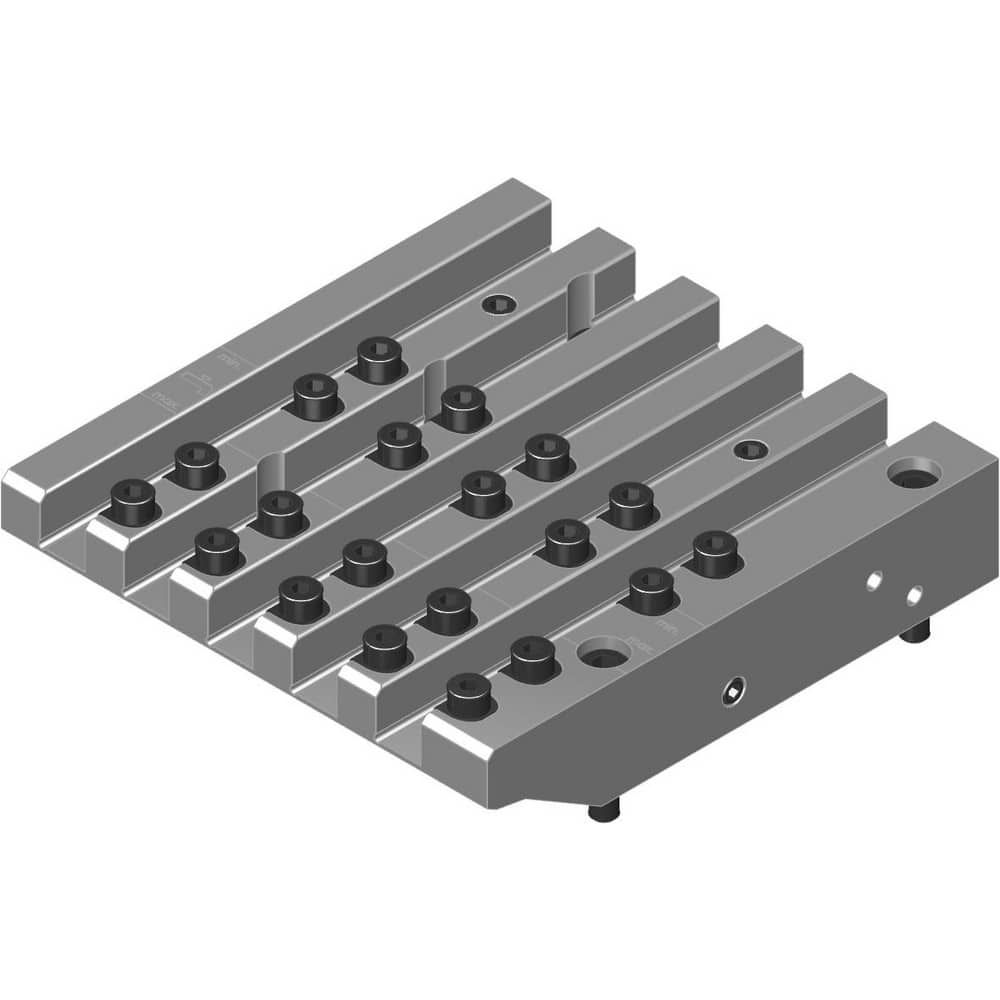 Swiss Gang Plates; Machine Compatibility: Hanwha; For Use With: Hanwha XD26..M; Hanwha XD20..M; Number of Stations: 5; Quick Change: Yes; Material: Alloy Steel; Station Size: 5x12mm; Additional Information: Only ARNO split-shank  ™FAST CHANGE ™ tool holde