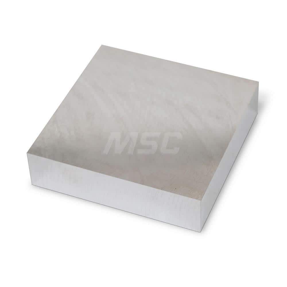 Precision Ground & Milled (6 Sides) Plate: 1/2″ x 2″ x 2″ 304 Stainless Steel