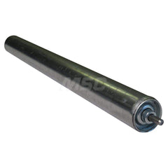 Roller Skids; Roller Material: Galvanized Steel; Load Capacity: 94; Color: Chrome; Finish: Natural; Compatible Surface Type: Smooth; Roller Length: 10.0000 in; Roller Width: 1.3750; Roller Height: 1.375 in; Roller Diameter: 1.3750; Overall Height: 1.375 i