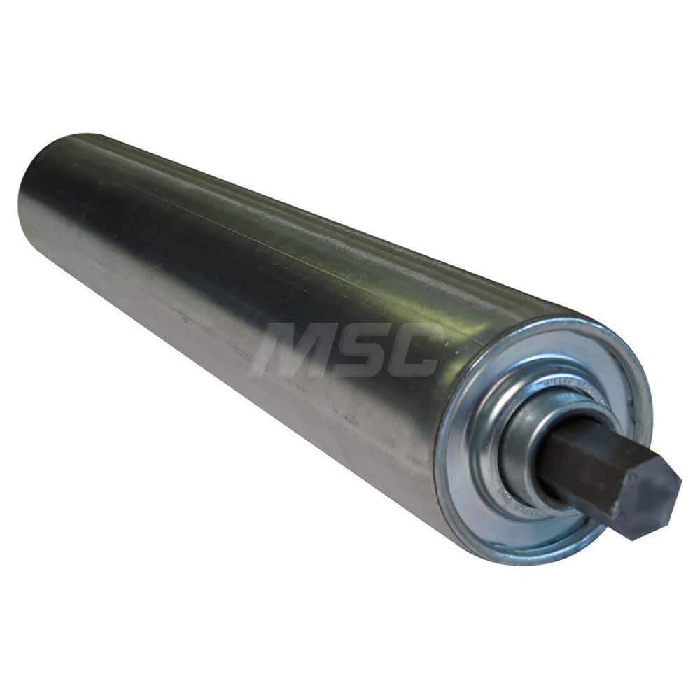 Roller Skids; Roller Material: Galvanized Steel; Load Capacity: 850; Color: Chrome; Finish: Natural; Compatible Surface Type: Smooth; Roller Length: 21.0000 in; Roller Width: 2.5000; Roller Height: 2.5 in; Roller Diameter: 2.5000; Overall Height: 2.5 in;