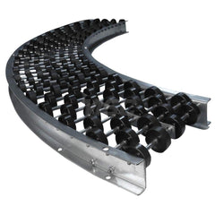 Gravity Conveyors; Conveyor Type: Skate Wheel; Component: 90 Degree Curved Conveyor; Telescopic: No; Roller Diameter (Decimal Inch): 1.9400; Overall Width: 12; Wheel Material: Galvanized Steel; Minimum Extended Length: 10.0 ft; Maximum Extended Length: 10