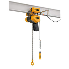 Electric Hoists; Work Load Limit: 0.125 TON; Controller: Pendant; Mount Type: Motorized Trolley; Brake Type: Load; Lifting Speed: 56 ft/min