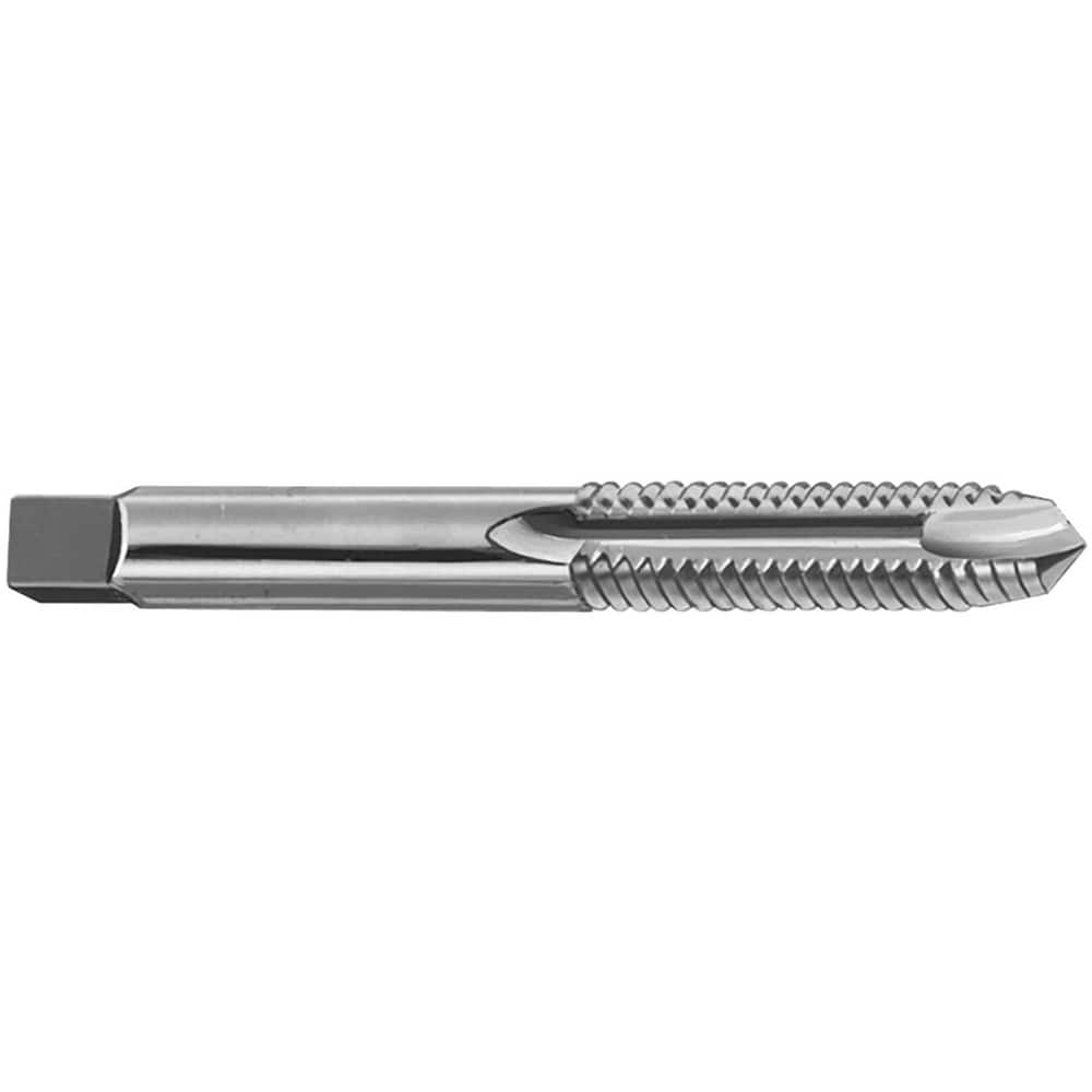 Spiral Point Tap: Metric, 2 Flutes, Plug, 6H, High Speed Steel, Chrome Finish 7/16″ Thread Length, 1.75″ OAL, Right Hand, D3