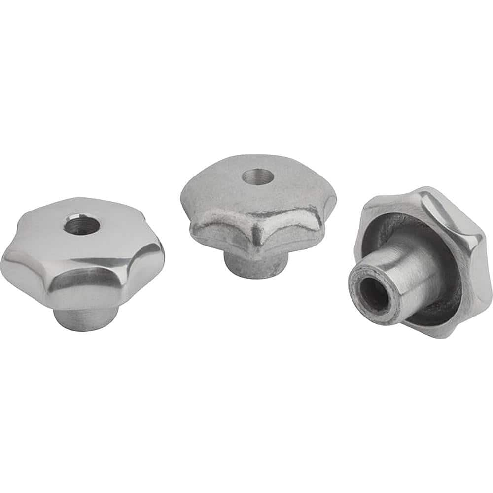 Clamp Handle Grips; For Use With: Utensils; Small Tools; Gauges; Grip Length: 0.9800; Spindle Diameter Compatibility: 0.312 in; Material: 304 Stainless Steel; Spindle Diameter Compatibility (Inch): 0.312 in; Length (Decimal Inch): 0.9800; Material: 304 St