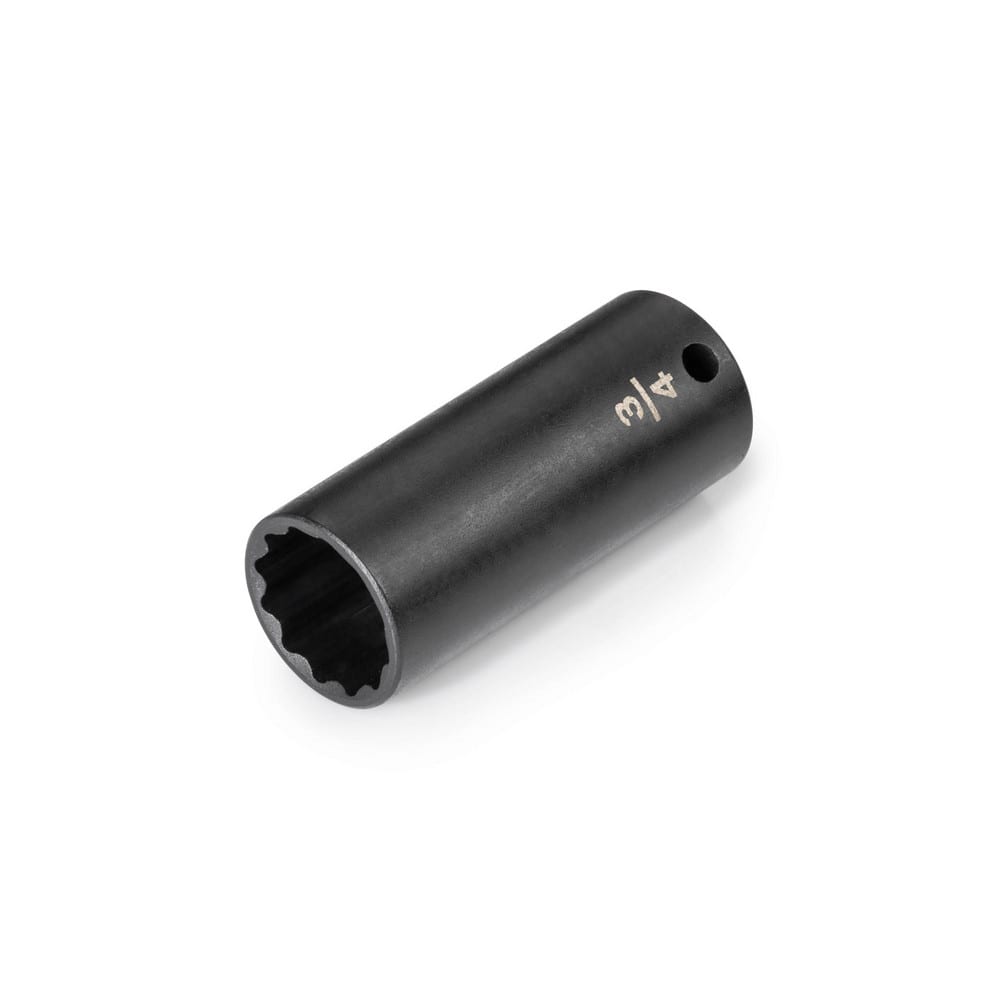 3/8 Inch Drive x 3/4 Inch Deep 12-Point Impact Socket