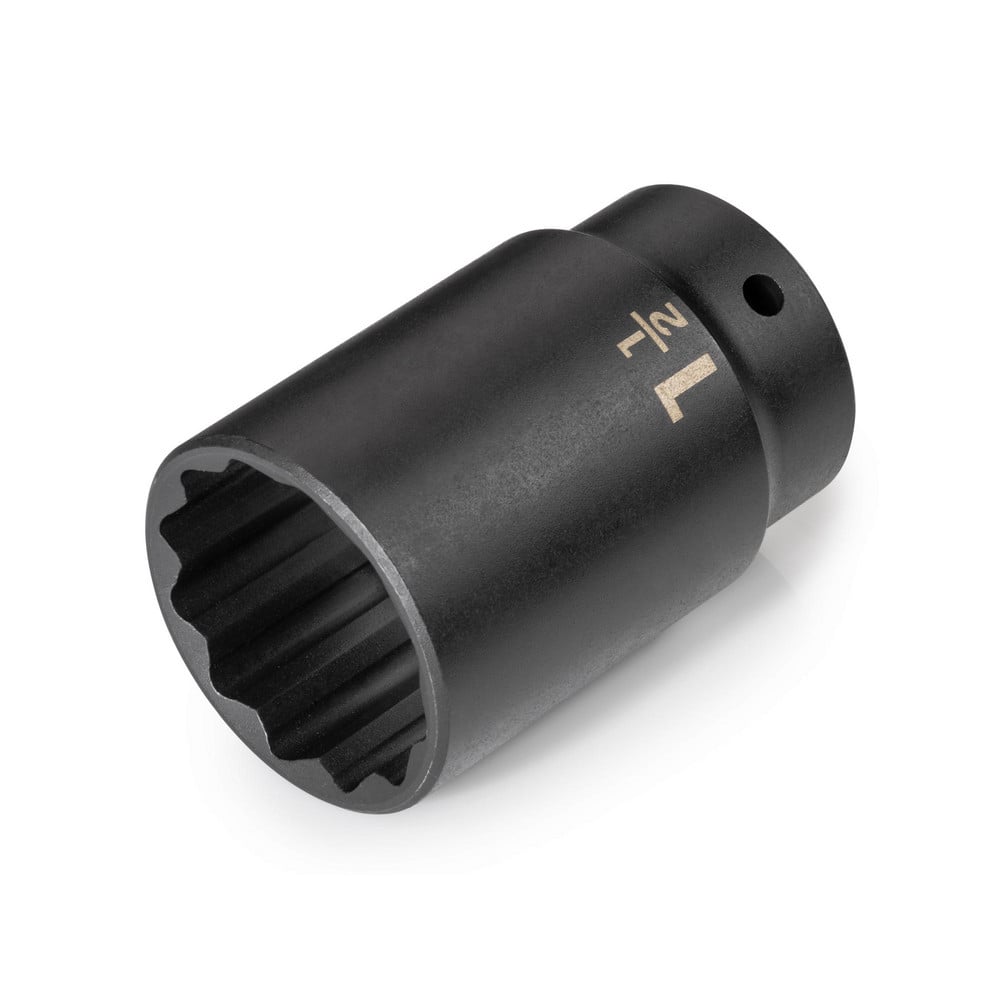 1/2 Inch Drive x 1-1/2 Inch Deep 12-Point Impact Socket