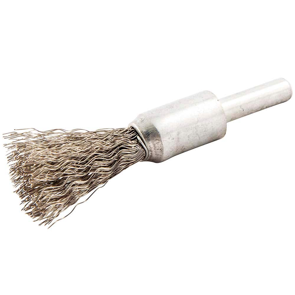 Norton - End Brushes Brush Diameter (Inch): 1/2 Fill Material: Stainless Steel - Caliber Tooling