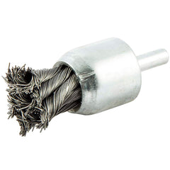 Norton - End Brushes Brush Diameter (Inch): 1 Fill Material: Brass - Caliber Tooling