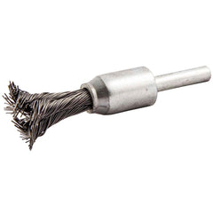 Norton - End Brushes Brush Diameter (Inch): 1/2 Fill Material: Carbon Steel - Caliber Tooling