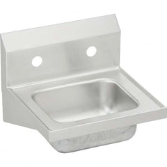 ELKAY - Stainless Steel Sinks Type: Hand Sink Outside Length: 16-3/4 (Inch) - Caliber Tooling