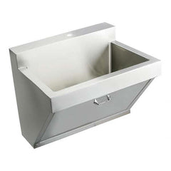 ELKAY - Stainless Steel Sinks Type: Hand Sink Wall Mount w/Electronic Faucet Outside Length: 25 (Inch) - Caliber Tooling