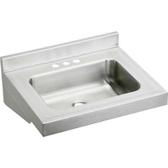 ELKAY - Stainless Steel Sinks Type: Lavatory Sink-Wall Hung Outside Length: 22 (Inch) - Caliber Tooling