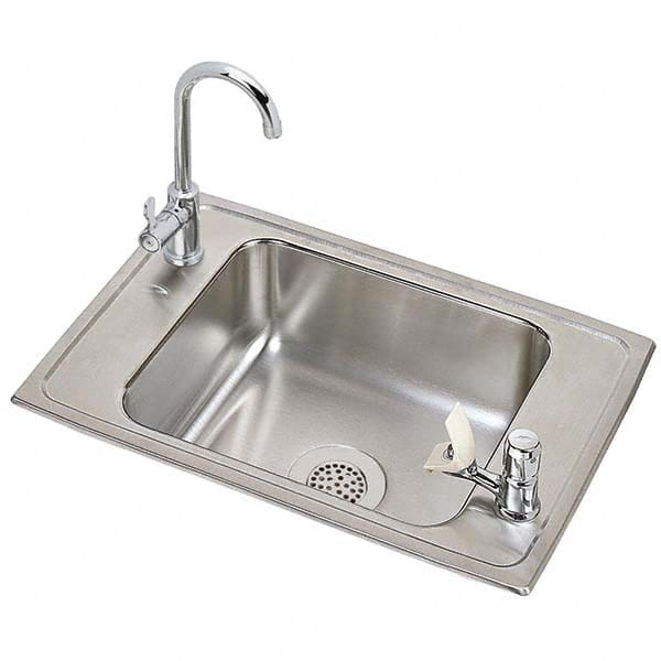 ELKAY - Stainless Steel Sinks Type: Drop In Sink Outside Length: 25 (Inch) - Caliber Tooling