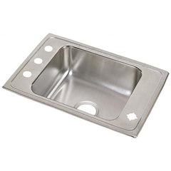 ELKAY - Stainless Steel Sinks Type: Drop In Sink Outside Length: 25 (Inch) - Caliber Tooling