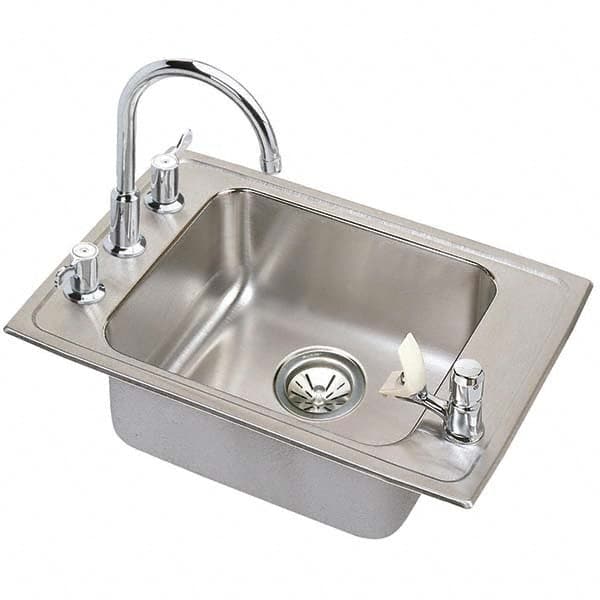 ELKAY - Stainless Steel Sinks Type: Drop In Sink Outside Length: 37-1/4 (Inch) - Caliber Tooling