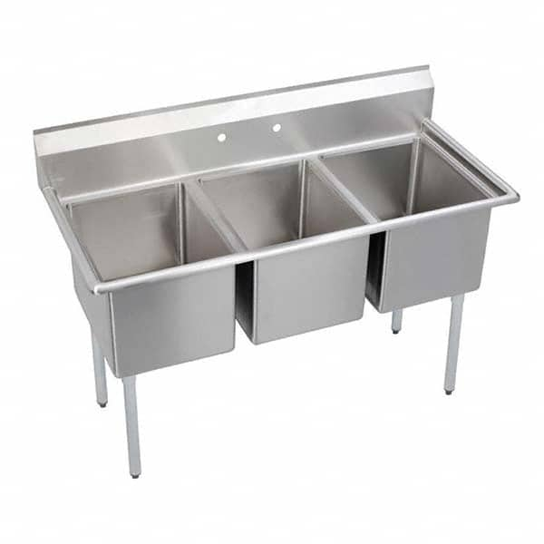 ELKAY - Stainless Steel Sinks Type: Scullery Sink Outside Length: 57 (Inch) - Caliber Tooling