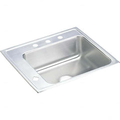 ELKAY - Stainless Steel Sinks Type: Drop In Sink Outside Length: 22 (Inch) - Caliber Tooling