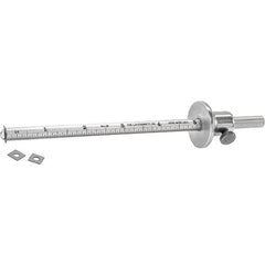 Starrett 29B Scratch Gage, Tempered Steel, 6″ Beam, Graduated a Full 6″ by 64ths of an Inch - Exact Industrial Supply