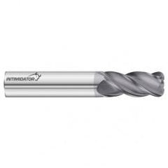 12mm Dia. x 76mm Overall Length 4-Flute 1.5mm C/R Solid Carbide SE End Mill-Round Shank-Center Cut-FC18 - Caliber Tooling