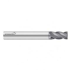 20mm Dia. x 100mm Overall Length 4-Flute 1mm C/R Solid Carbide SE End Mill-Round Shank-Center Cut-FC18 - Caliber Tooling